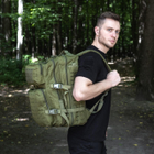 Военный Тактический рюкзак 36 л Хаки Warrior Assault Laser Cut 36L Olive с системой MOLLE Армейский Штурмовой + Тактические перчатки - изображение 2