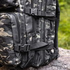 Тактический Военный рюкзак 36 л Черный Камуфляж Warrior Assault Laser Cut 36L с системой MOLLE Армейский Штурмовой + Тактические перчатки - изображение 6