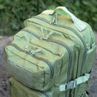 Военный Тактический рюкзак 36 л Хаки Warrior Assault Laser Cut 36L Olive с системой MOLLE Армейский Штурмовой + Тактические перчатки - изображение 8
