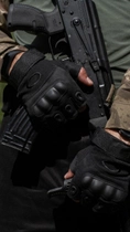 Перчатки тактические от ТУР черные L - изображение 3