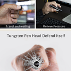 Тактична ручка спіннер із ліхтариком RovTop багатофункціональна Чорні 0,5 мм - зображення 6