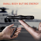Тактическая ручка спиннер с фонариком RovTop многофункциональная Чёрные 0,5 мм - изображение 7