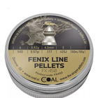 Пули Coal Fenix Line 4,5 мм 0,62 г 500 шт/уп - изображение 1
