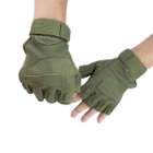 Легкі Тактические Перчатки Без Пальцев Перчатки С Открытыми Пальцами Розмір М - зображення 4