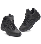 Кросівки тактичні чоловічі демісезонні, кросівки тактичні чоловічі, натуральна шкіра та кордура, розмір 41, Bounce ar. TRFI-2341, колір чорний - зображення 1