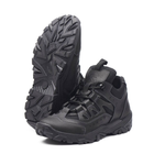 Кросівки тактичні чоловічі демісезонні, кросівки тактичні чоловічі, натуральна шкіра та кордура, розмір 41, Bounce ar. TRFI-2341, колір чорний - зображення 3