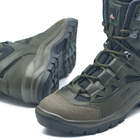 Берці зимові черевики тактичні чоловічі, туфлі тактичні чоловічі берці зимові, натуральна шкіра, розмір 42, Bounce ar. PI-SA-8242, колір хакі - зображення 2