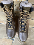 Берці зимові черевики тактичні чоловічі, туфлі тактичні чоловічі берці зимові, натуральна шкіра, розмір 44, Bounce ar. TM-VN-1944, колір коричневий - зображення 5