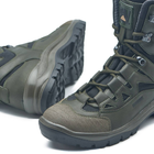 Берці зимові черевики тактичні чоловічі, туфлі тактичні чоловічі берці зимові, натуральна шкіра, розмір 39, Bounce ar. PI-SA-8239, колір хакі - зображення 2