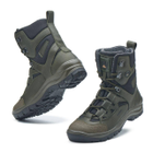 Берці зимові черевики тактичні чоловічі, туфлі тактичні чоловічі берці зимові, натуральна шкіра, розмір 40, Bounce ar. PI-SA-8240, колір хакі - зображення 5
