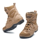 Берці зимові черевики тактичні чоловічі, туфлі тактичні чоловічі берці зимові, натуральна шкіра, розмір 44, Bounce ar. YQ-FD-8244, колір койот - зображення 7