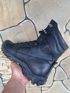 Берці зимові черевики тактичні чоловічі, туфлі тактичні чоловічі берці зимові, натуральна шкіра, розмір 46, Bounce ar. TB-UT-1946, колір чорний - зображення 3