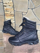 Берцы зимние ботинки тактические мужские, черевики тактичні чоловічі берці зимові, натуральна шкіра, размер 46, Bounce ar. TB-UT-1946, цвет черный - изображение 6
