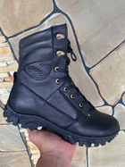 Берці зимові черевики тактичні чоловічі, туфлі тактичні чоловічі берці зимові, натуральна шкіра, розмір 45, Bounce ar. TB-UT-1945, колір чорний - зображення 7