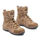 Берці зимові черевики тактичні чоловічі, туфлі тактичні чоловічі берці зимові, натуральна шкіра, розмір 43, Bounce ar. YQ-FD-8243, колір койот - зображення 9
