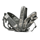 Рюкзак армейский тактический военный 50 литров MOLLE серый пиксель - изображение 3