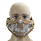 Защитная сетчатая маска на лицо для страйкбола и пейтбола! I-Mate Олива - изображение 2