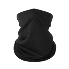 Защитная бафф маска на лицо WS Черная One Size Микрофибра