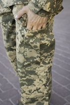 Чоловічий літній армійський костюм для ЗСУ (ЗСУ) тактична форма ріп-стоп Україна Піксель 56 розмір 8009 - зображення 6