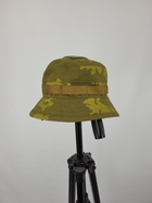 Тактическая боевая военная панама коттон с сеткой ВСУ (ЗСУ) Пиксель 1054-56 7029 56 размер зеленая - изображение 6