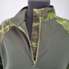 Рубашка мужская военная тактическая с липучками ВСУ (ЗСУ) Ubaks Убакс 20221840 7248 L 50 р зеленая - изображение 9