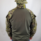 Рубашка мужская военная тактическая с липучками рип-стоп ВСУ (ЗСУ) Ubaks Убакс 20221839 7289 M 48 р хаки - изображение 5