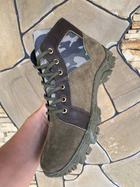 Мужские ботинки тактические военные 38 25,5 см Олива (00985) - изображение 3