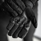 Перчатки Тактические полнопалые с накладкой Черный L SSpe1 310 - изображение 5