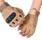 Перчатки тактические, защитные для военных М, Койот - изображение 1