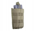 Одинарна сумка для магазинів AK47 G36 M4 GFC Tactical Oliv - изображение 3