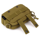 Армейская сумка подсумок на пояс или плече Защитник 131 хаки - изображение 6