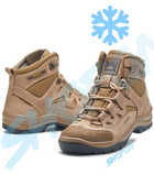 Черевики зимові тактичні чоловічі, туфлі тактичні чоловічі зимові, натуральна шкіра, розмір 41, Bounce ar. BT-RT-1141, колір койот - зображення 1