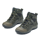 Ботинки зимние тактические мужские, черевики тактичні чоловічі зимові, натуральна шкіра, размер 42, Bounce ar. BP-HA-1042, цвет хаки - изображение 7