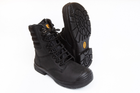 Берцы тактические. Мужские боевые ботинки с водостойкой мебраной Maxsteel Waterproof Black 41 (271мм) чёрные - изображение 1