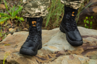 Берці тактичні. Чоловічі ультралегкі бойові черевики Мaxsteel Hi-legs Black 49 (325мм) чорні - зображення 7