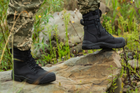 Берцы тактические. Мужские боевые ботинки с водостойкой мебраной Maxsteel Waterproof Black 41 (271мм) чёрные - изображение 6