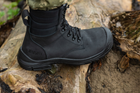 Берці тактичні. Чоловічі бойові черевики з водостійкою мебраною Мaxsteel Waterproof Black 45 (297мм) чорні - зображення 5