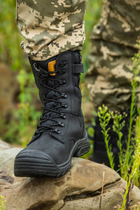 Берцы тактические. Мужские боевые ботинки с водостойкой мебраной Maxsteel Waterproof Black 43 (284мм) чёрные - изображение 3