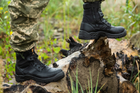 Берці тактичні. Чоловічі ультралегкі бойові черевики Мaxsteel Hi-legs Black 47 (311мм) чорні - зображення 5