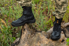 Берці тактичні. Чоловічі ультралегкі бойові черевики Мaxsteel Hi-legs Black 43 (284мм) чорні - зображення 7