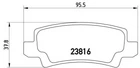 Тормозные колодки дисковые Brembo (P83065)