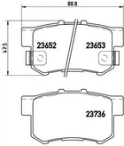 Гальмівні колодки дискові Brembo (P28039)