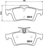 Гальмівні колодки дискові Brembo (P24148)