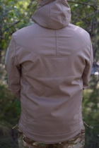 Тактическая мужская куртка Куртка Softshell Combat L койот - изображение 3