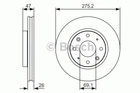 ДИСК тормозной передний PREMIUM2 BOSCH 0 986 479 S28 Bosch (0986479S28)