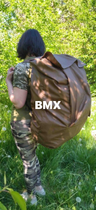 Величезний речовий Баул 200 літрів - рюкзак армійський колір Койот - зображення 2