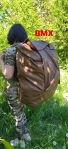Величезний речовий Баул 200 літрів - рюкзак армійський колір Койот - зображення 3