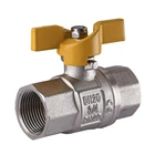 Кран кульовий газовий прямий SELBA 3/4 з внутрішнім різьбленням ЖБ SL1507