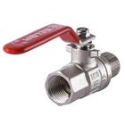 Кран шаровый прямой SELBA 1/2 с наружной-внутренней резьбой КР SL1505