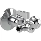 Кран кульовий кутовий подвійний ARCO 1/2"х3/4"х3/8" DUAL29